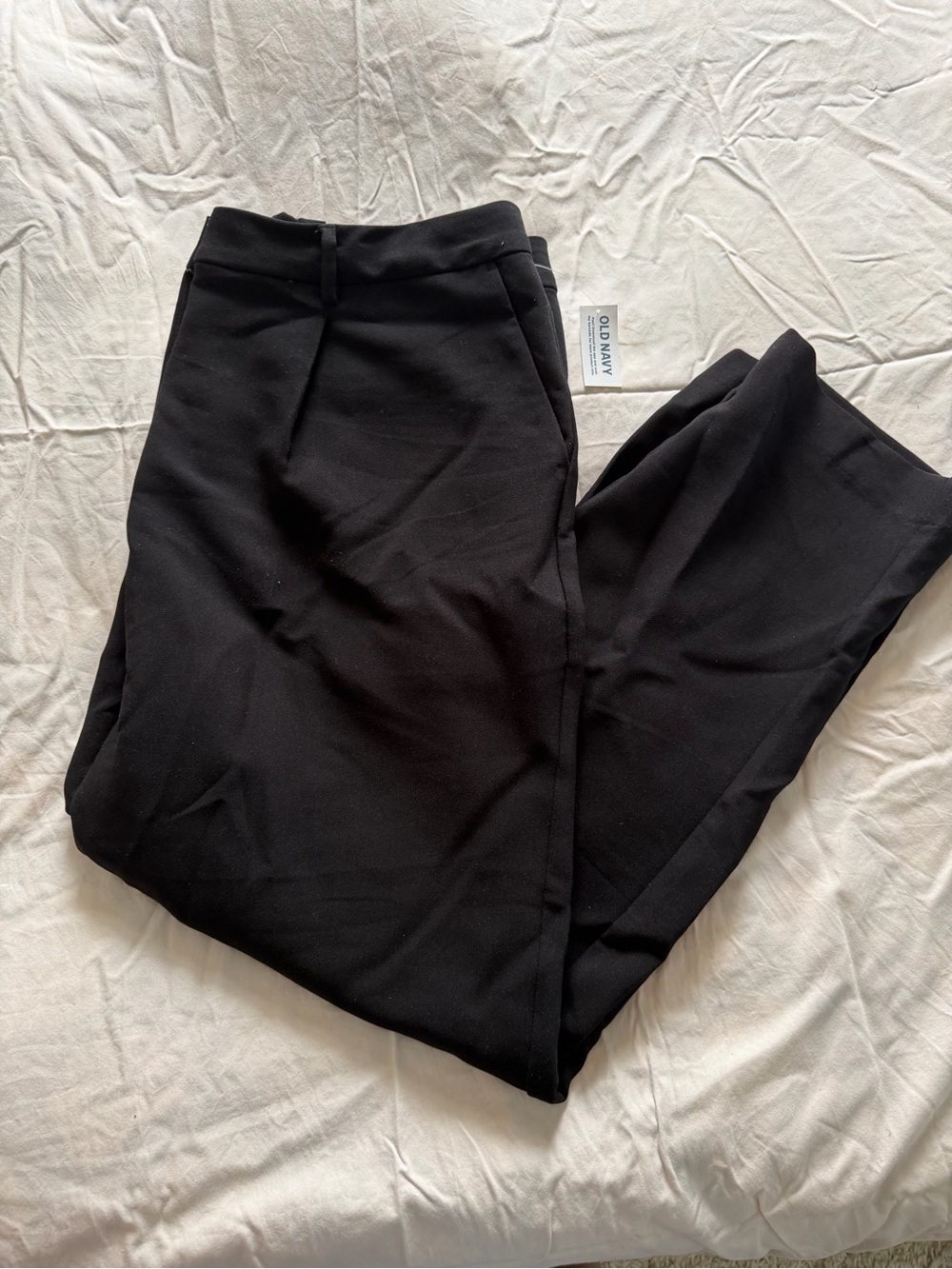 Old Navy Black Women's Taylor Straight Trouser, Extra High-Rise